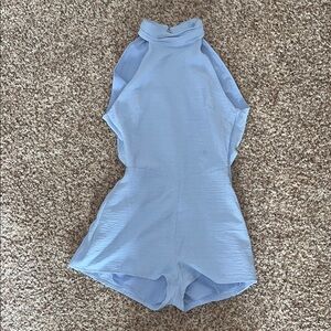 NWT Adorable Sleeveless Blue Romper!